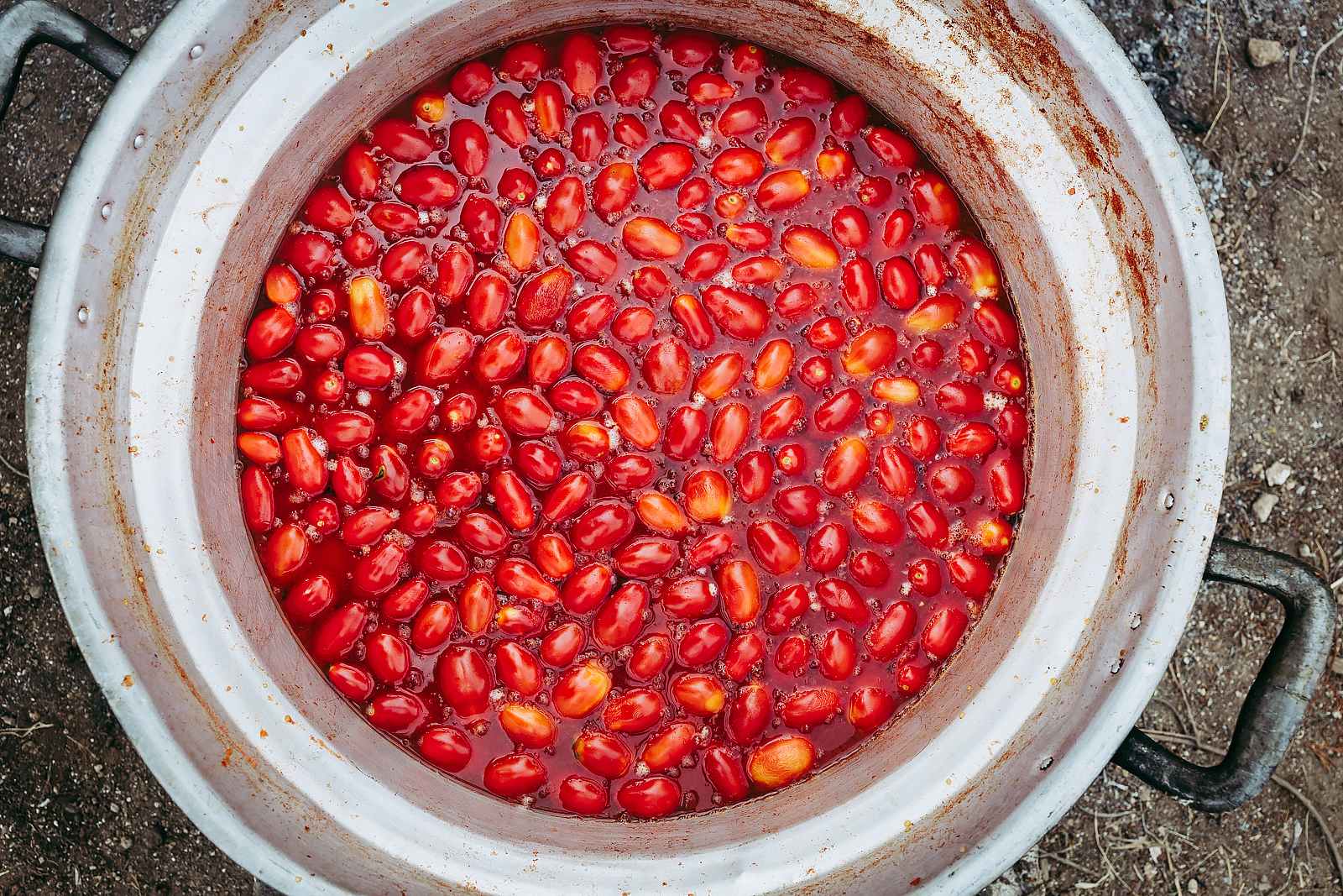 Making of tomato sauce